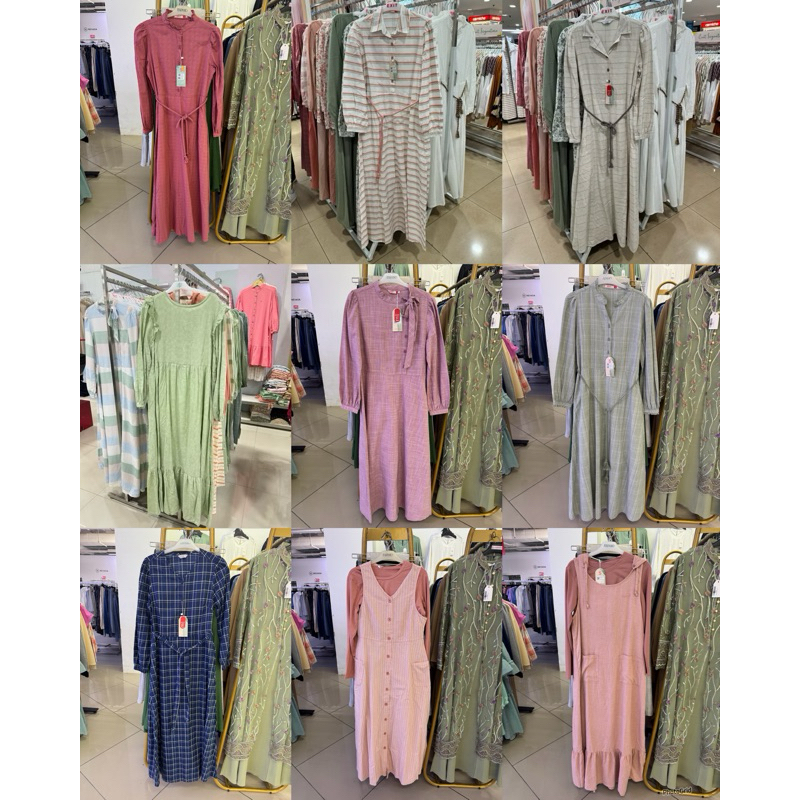 EXIT - SALE Dress Gamis Wanita (S-XXL)