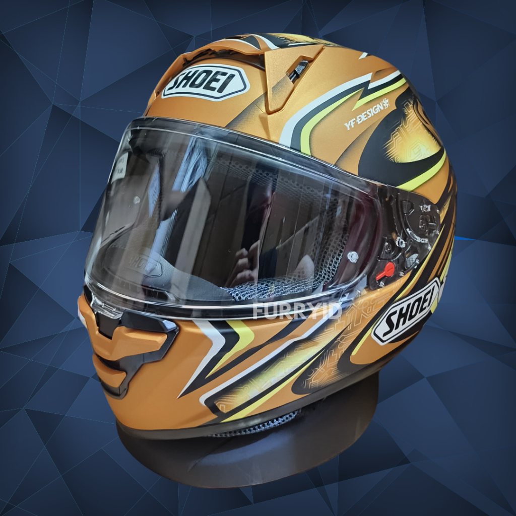 HELM FULL FACE SHOEI X15 DAIJIRO KATO GOLD
