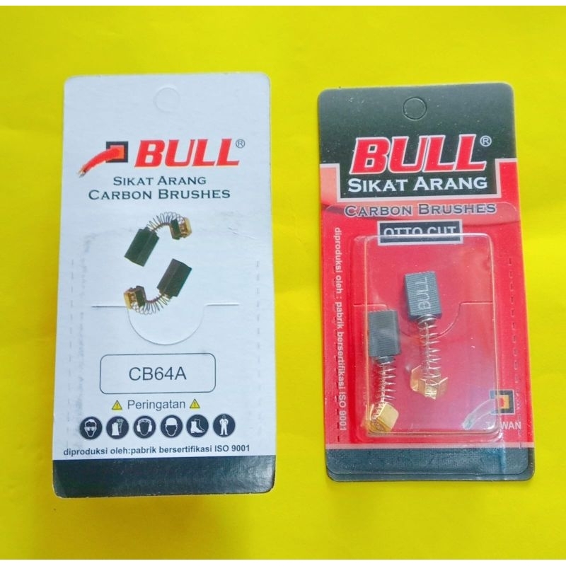 CB 64 BULL/CARBON BRUSH BOR/CARBON BRUSH MESIN BOR/CARBON BRUSH KUL ARANG BOR/CARBON BRUSH MESIN BOR