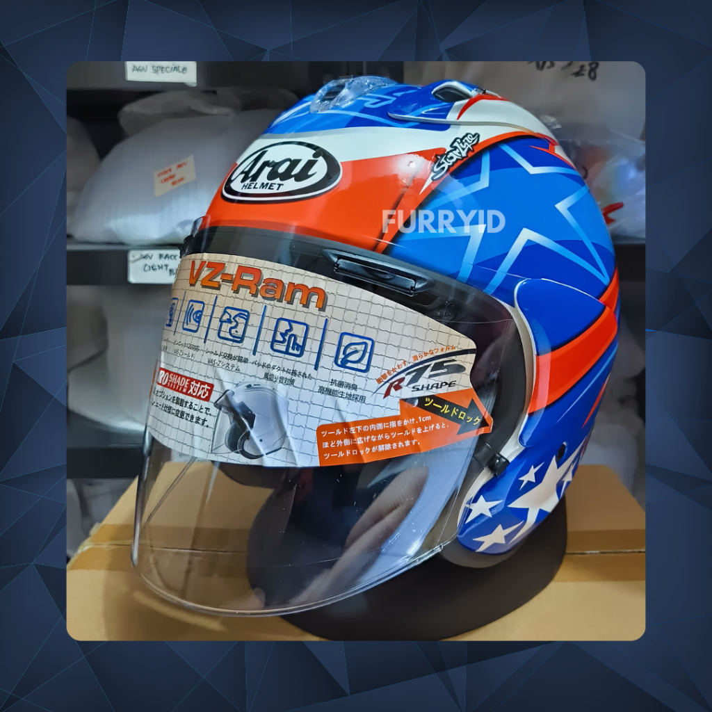 HELM HALF FACE ARAI VZRAM HAYDEN
