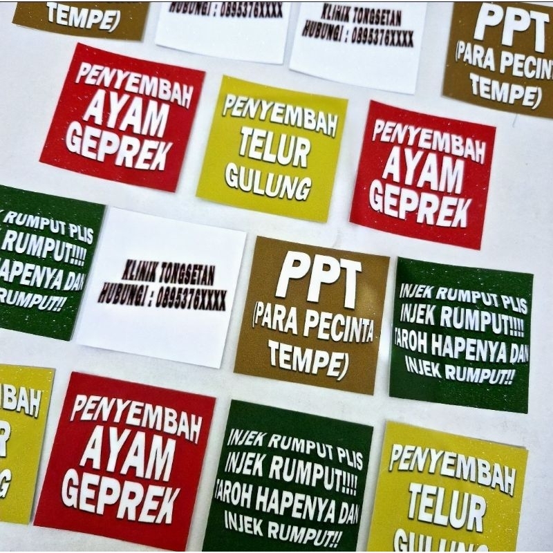 

sticker oon glitter asbun vinyl waterproof