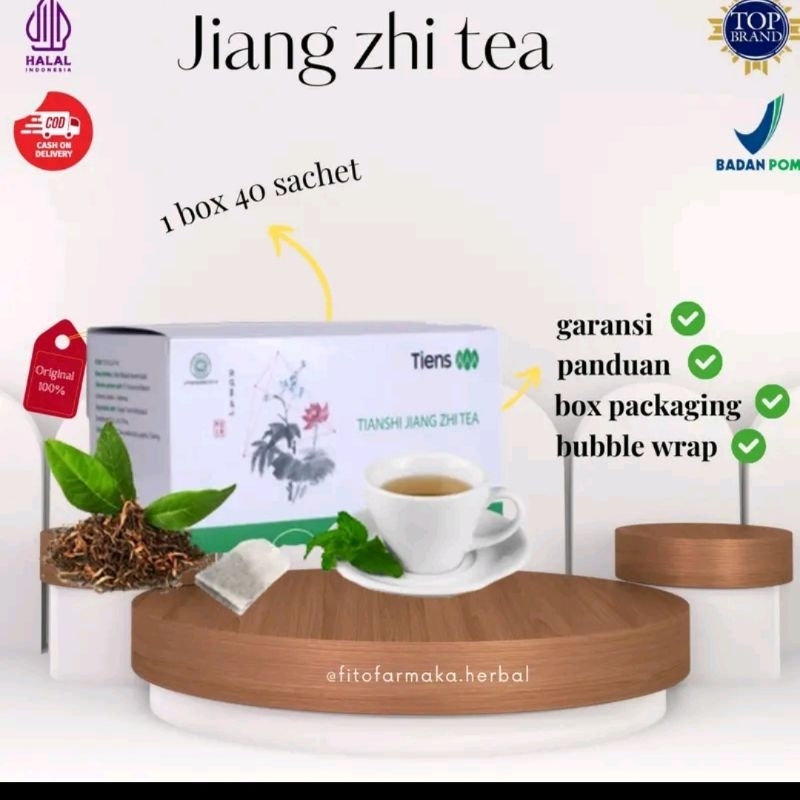 

Teh TIANSHI Jiang Zhi tea | teh hijau jiang zhi