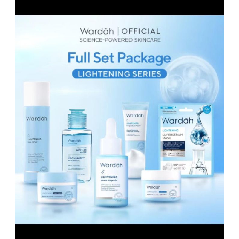Wardah Lightening paket Lengkap