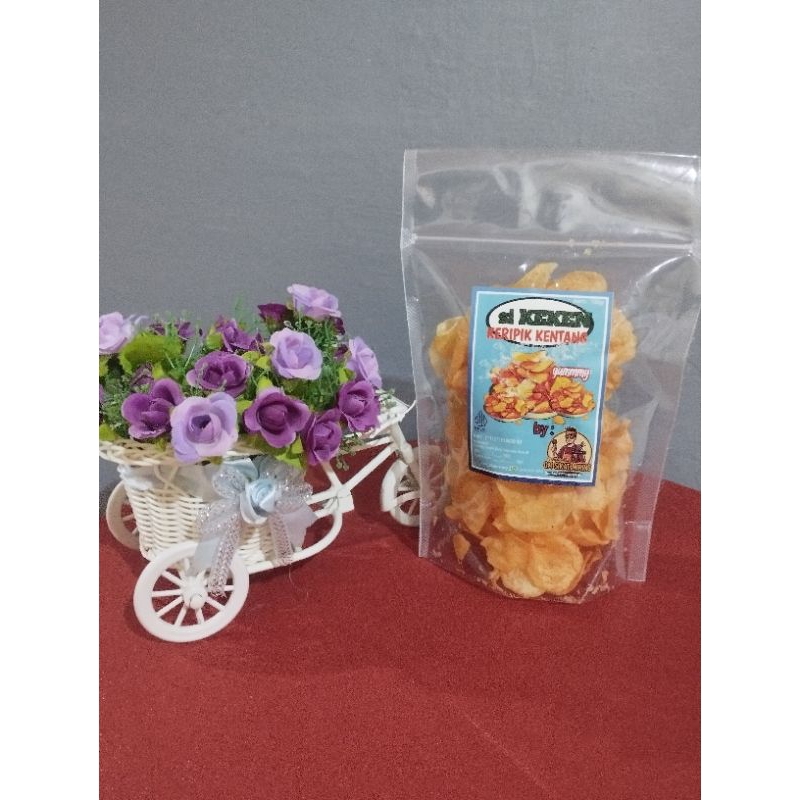 

siKeken keripik kentang 100% halal