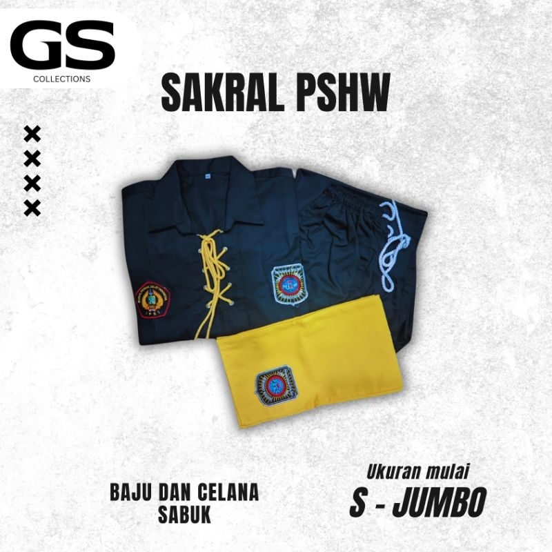 [ FREE SABUK ] SERAGAM LENGKAP PSHW WINONGO/BAJU SILAT PSHW/SAKRWAL WARGA PSHW WINONGO STK 1903