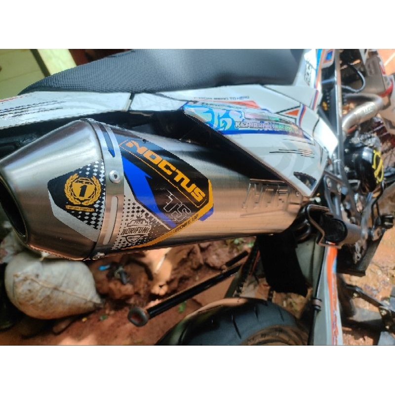 knalpot second KLX/DTRACKER NOCTUS T5 BORE UP mulus