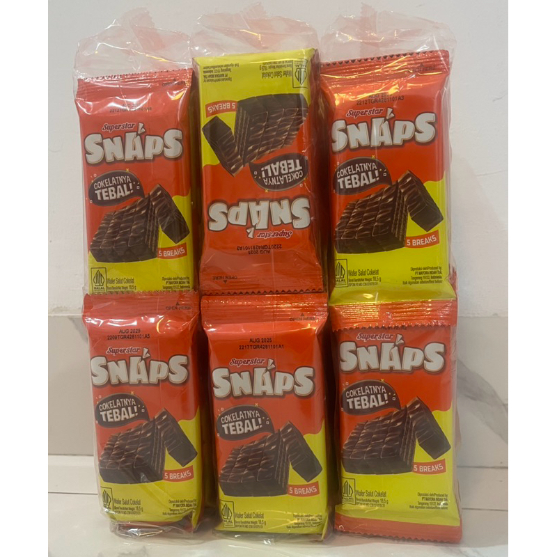 

( ISI 10pcs/ Renceng ) SNAPS SUPERSTAR HALAL