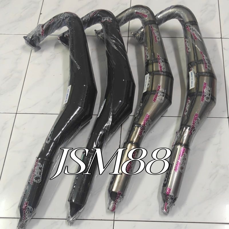 Knalpot racing kolong Rx king / Knalpot racing ahau Rx king / Knalpot ahau v3v super Rx king Rxk