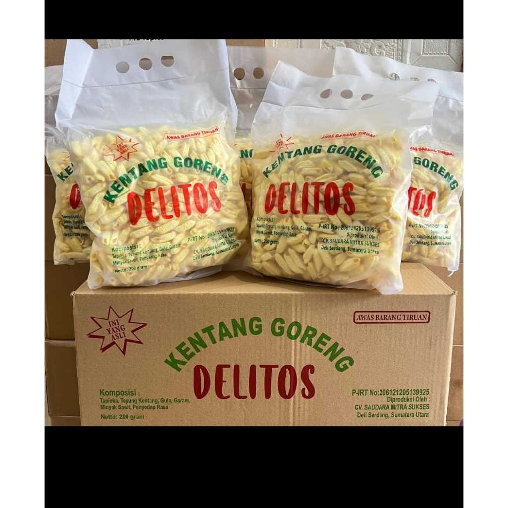 

KENTANG GORENG DELITOS PER KARTON ISI 5 BKS