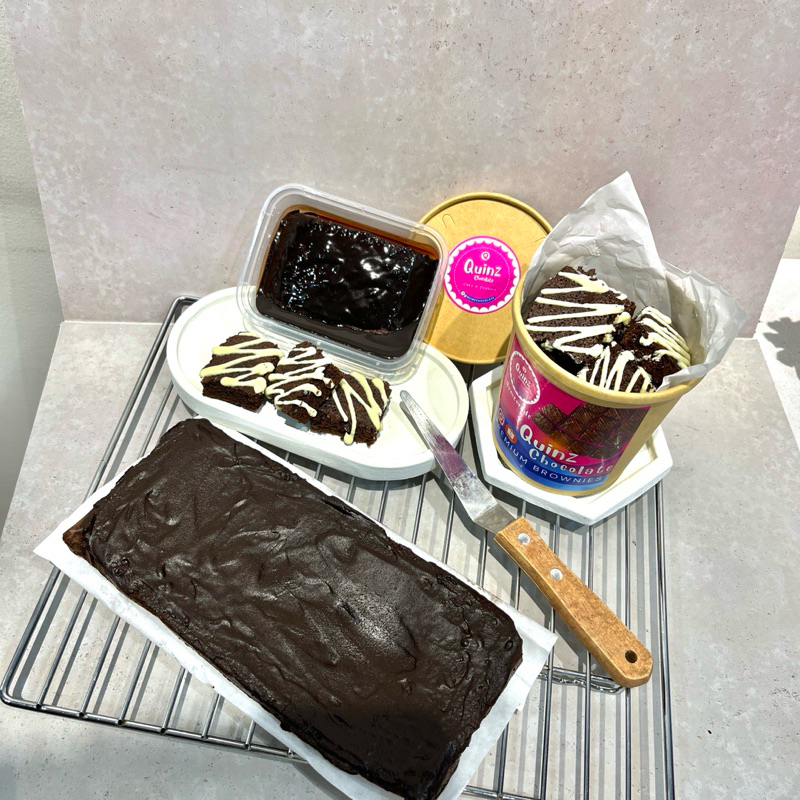 

Brownies Baked Chocolate 20x10 | By Quinz Chocolate | Premium Chocolate