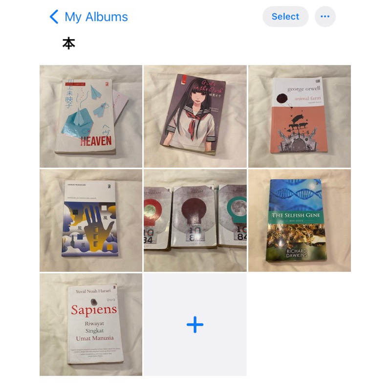 buku second preloved book george orwell mieko kawakami haruki murakami