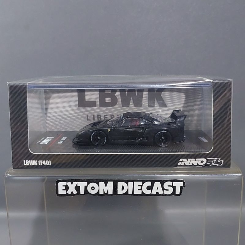 Inno64 Ferrari F40 LBWK Black Full Carbon