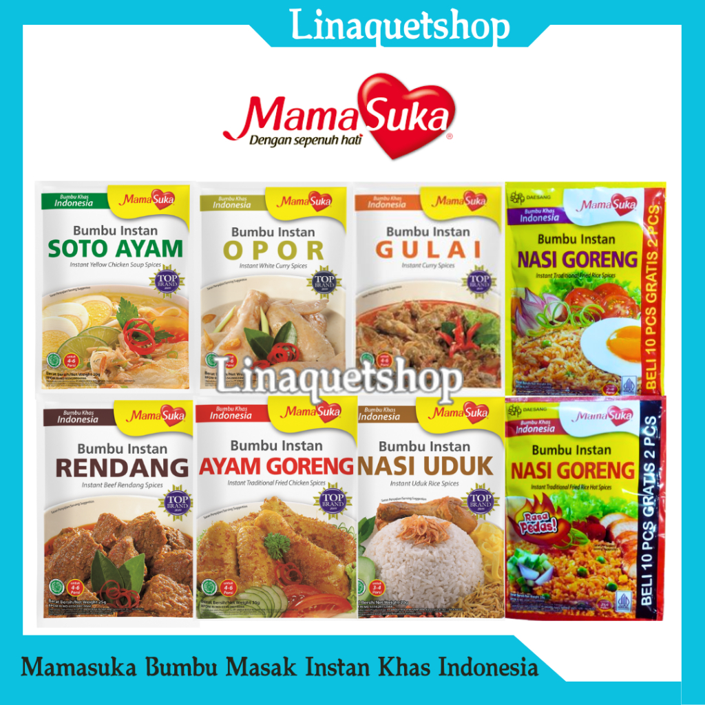 

MAMASUKA Bumbu Masak Instan Khas Indonesia (1 Pcs)