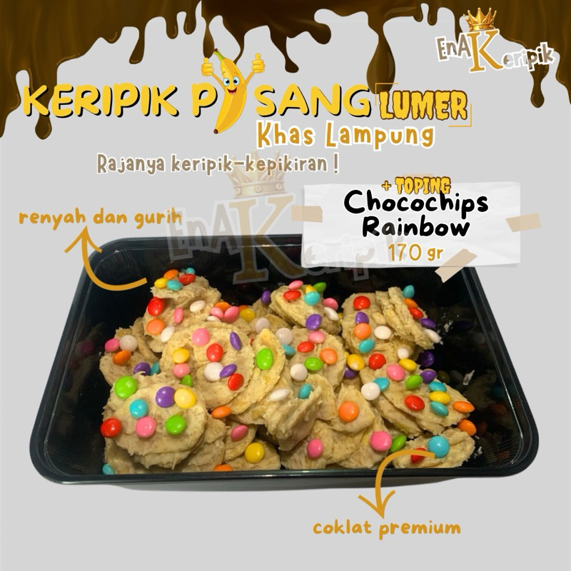 

KERIPIK PISANG LUMER RASA TIRAMISU DENGAN BERBAGAI VARIAN TOPING KHAS LAMPUNG - ENAKERIPIK 170gr