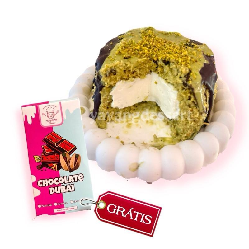 

Mini Pistachio Dubai Cheese Boom 170g FREE Cokelat Dubai Mini 40g