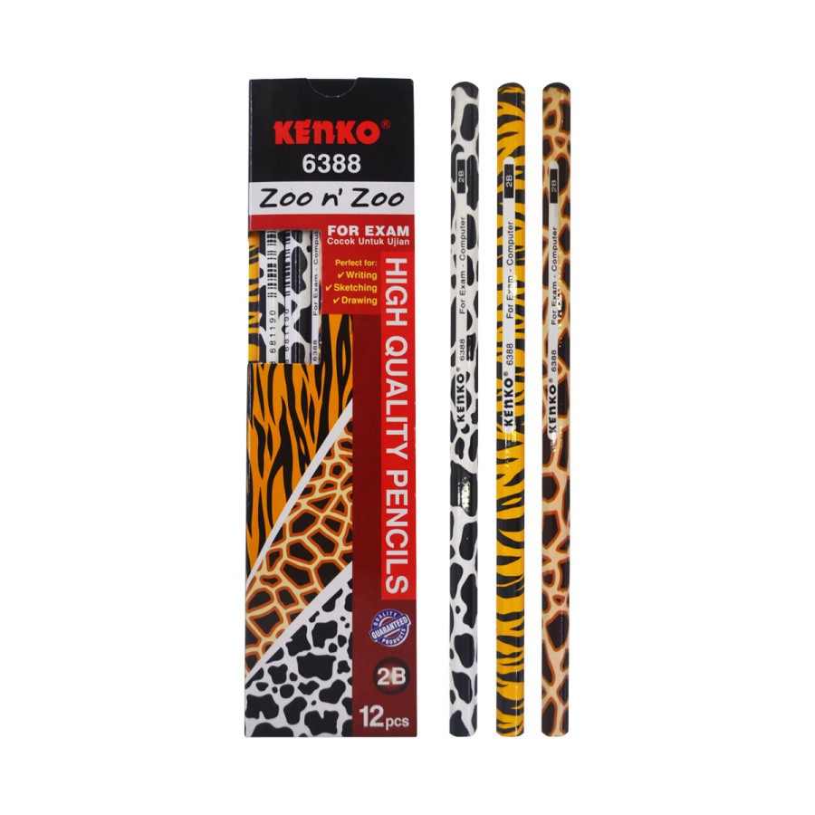 

Pensil Kenko 2B-6388 Pensil Motif SAVANA