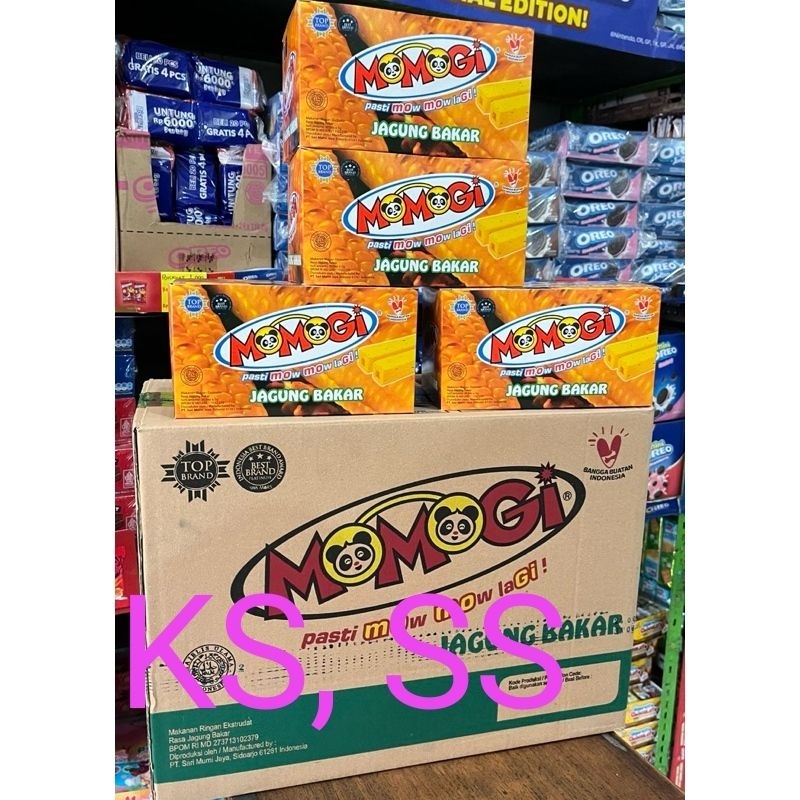 

SS - 1 Box MOMOGI Coklat/Jagung Bakar/Keju/Tutti Fruitti - Isi 20pcs @5gr