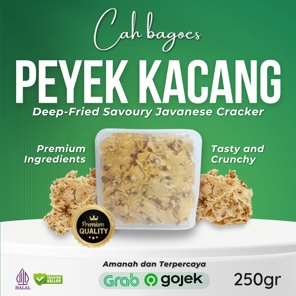 

Peyek Kacang ¼ Kg Amanah Dan Terpercaya