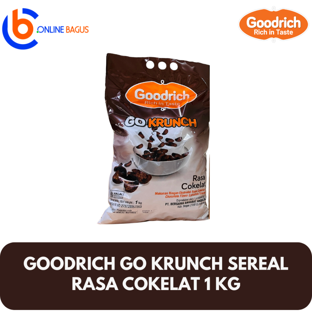 

Goodrich Go Krunch Sereal Rasa Cokelat 1 KG