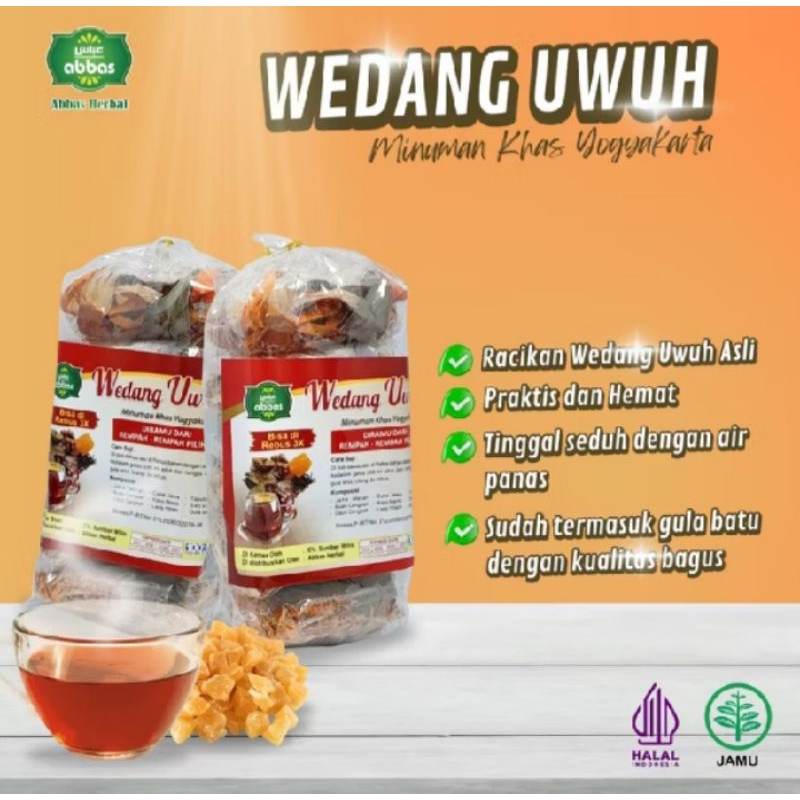 

wedang uwuh jogja abbas herbal enak hangat berkhasiat isi 5 bungkus