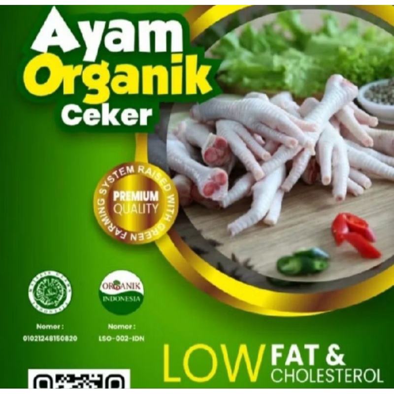

Ceker Ayam Berkah Chicken/Ceker Organik/Ayam Sehat/Ayam Potong