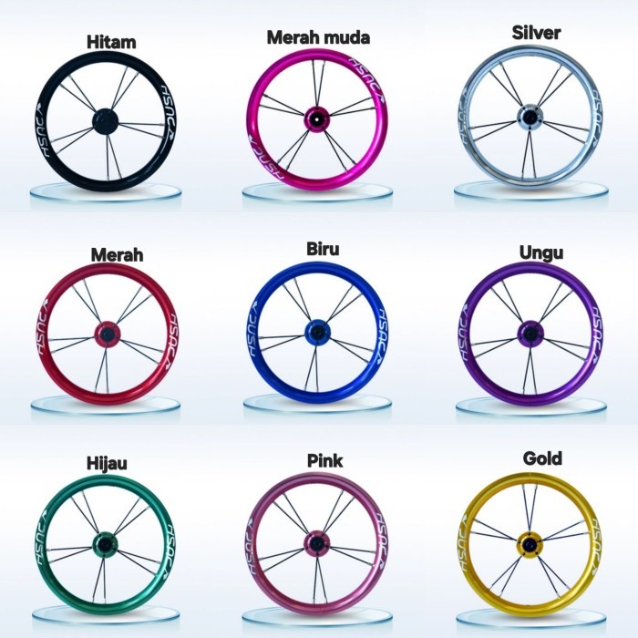 Xpush Wheelset 12 Inch Pushbike Balance Bike Velg Sepeda Anak Push Bike