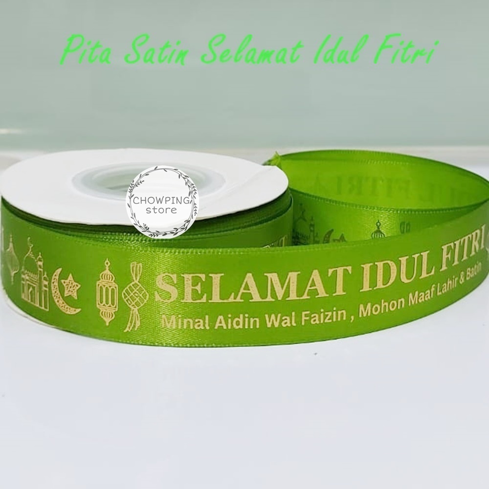

Hiasan Pita Satin Selamat Idul Fitri Lebaran Ramadhan Hiasan Parcel Hampers