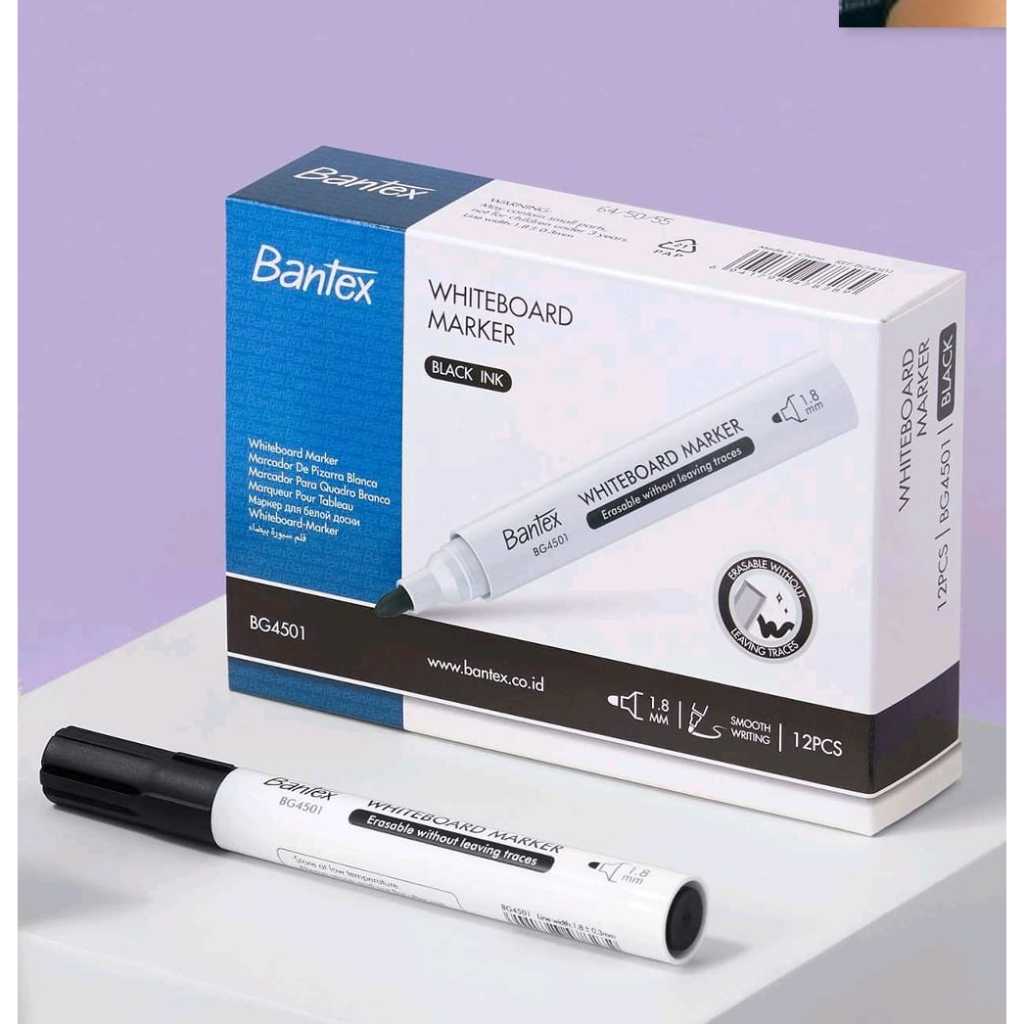 

Spidol white board / bisa dihapus Bantex BG-4501 whiteboard marker (1pcs)