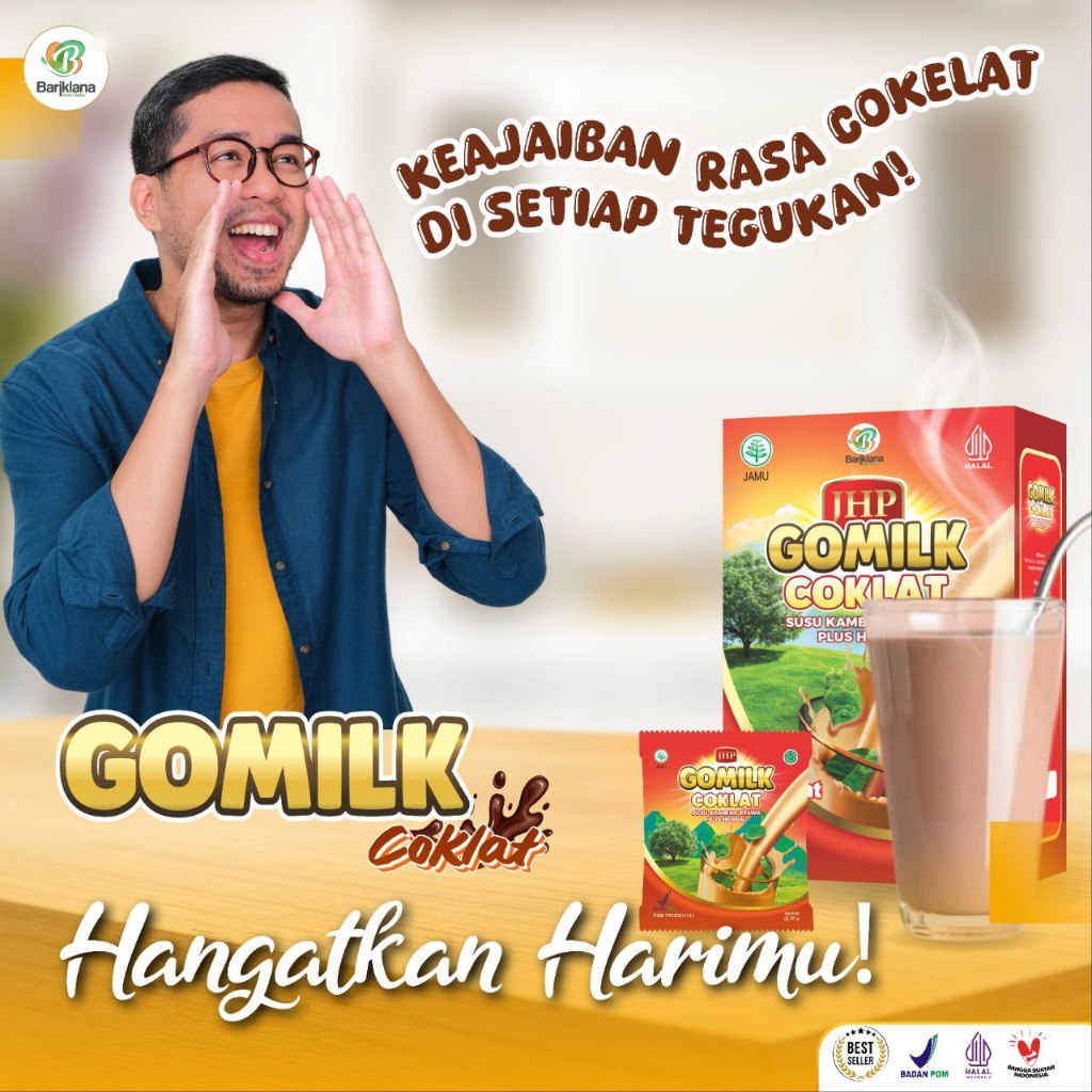 

GOMILK COKLAT SUSU KAMBING ETAWA PLUS HERBAL