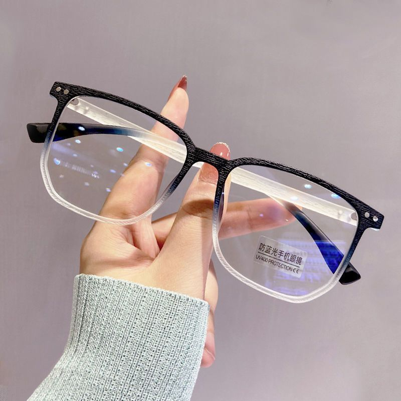 Kacamata Lensa MINUS -0.50 sampai -6.00 Kacamata Minus Fashionable Korea Retro Anti Blue Light Anti 