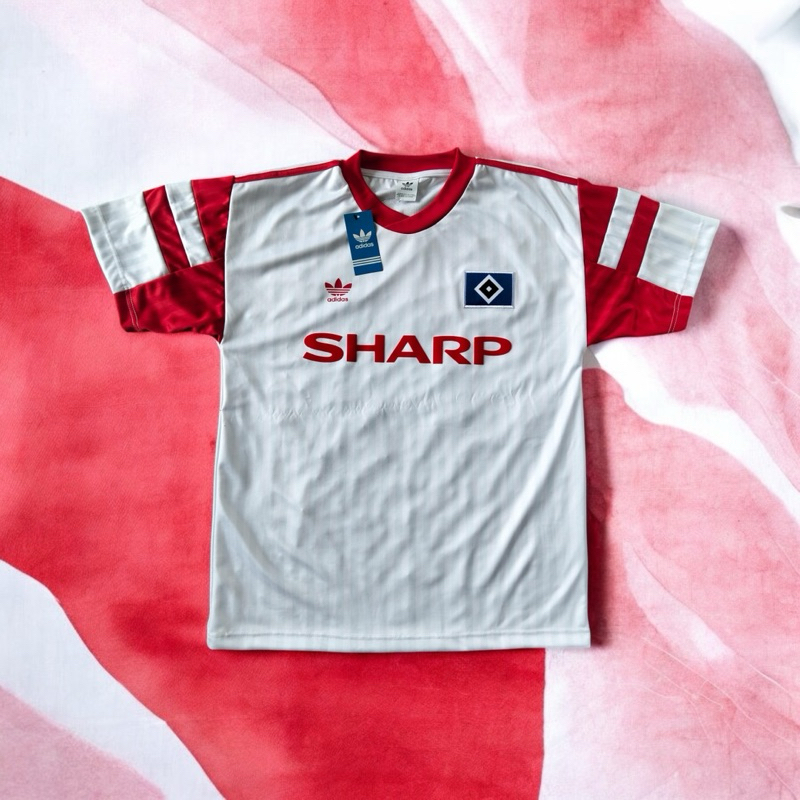 Retro jersey Hamburg SV 86/87 home Vintage Classic Blockcore