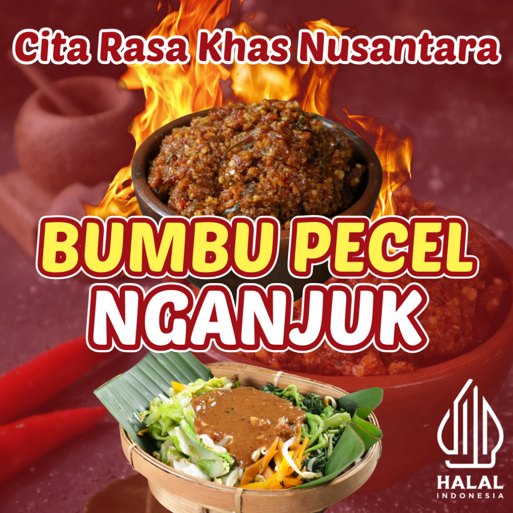 

Bumbu Pecel Nganjuk Halal dengan Rasa Autentik, Tanpa Bahan Pengawet , Lezat , Legendaris