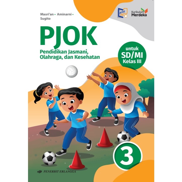 Penjasorkes PJOK kelas 3 SD/MI Penerbit ERLANGGA