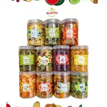 

APELICIOUS KERIPIK SAYUR MIX / BUAH MIX TOPLES