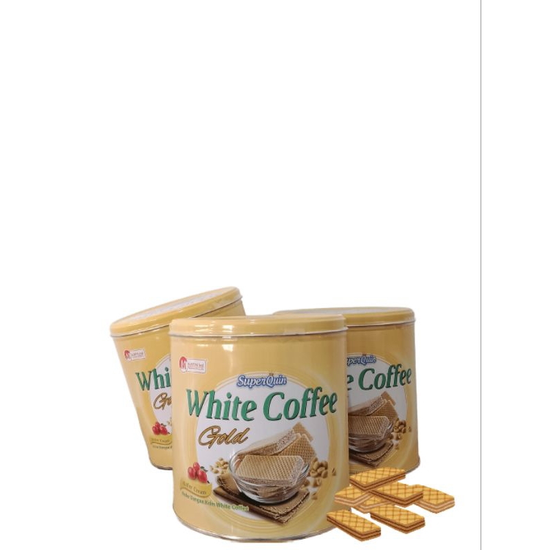 SuperQuin White Coffee wafer 270gr|BPOM