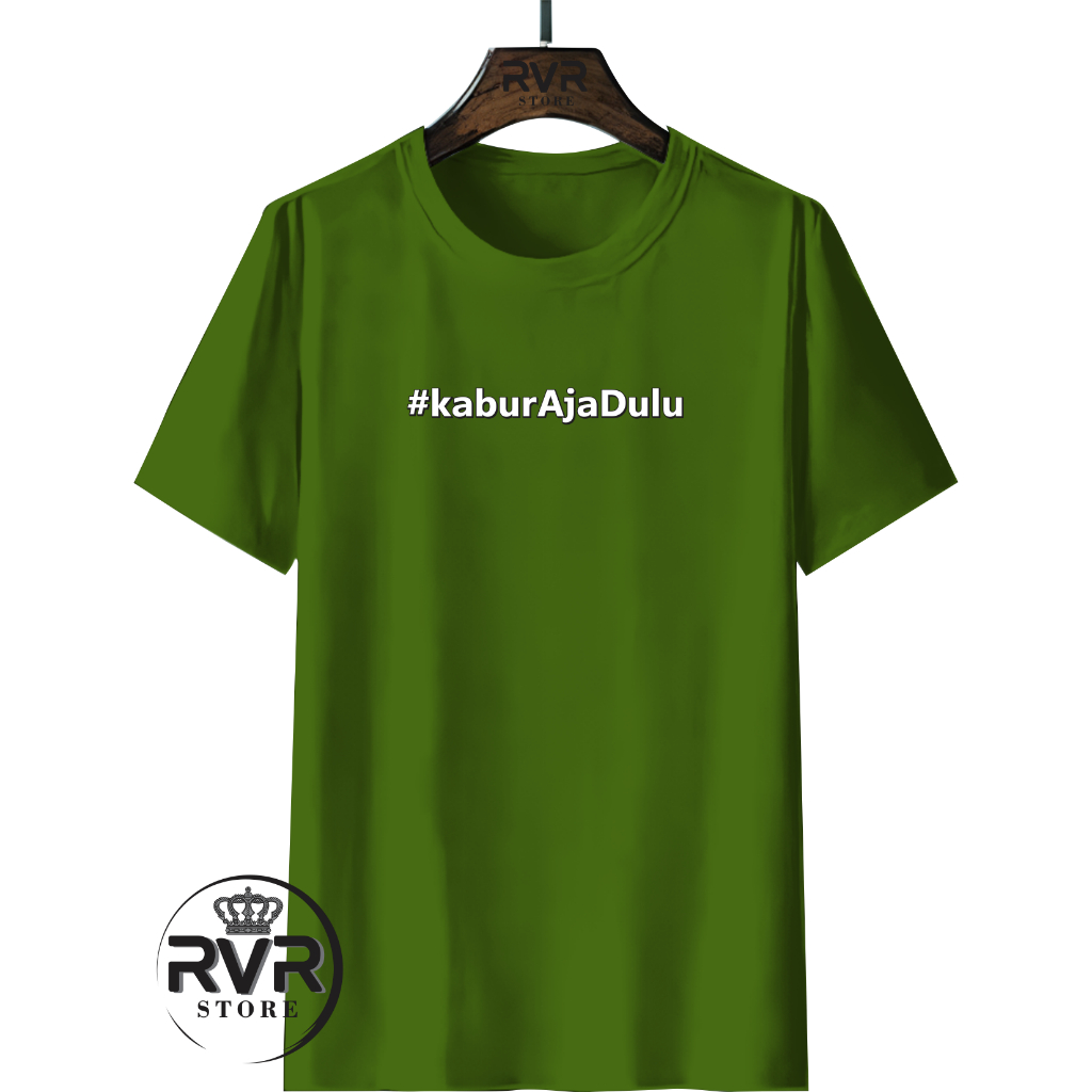 Kaos #kaburajadulu Pria/wanita/Atasan jumbo Pria/wanita motif printing/Kaos tshirt Pria/wanita motif
