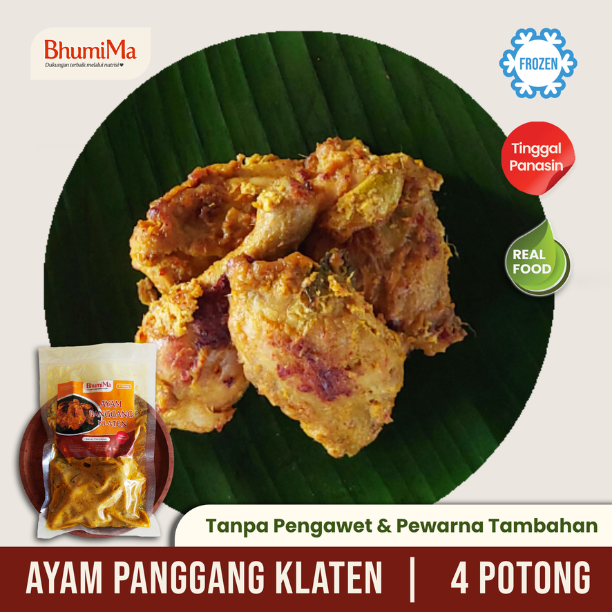 

BHUMIMA AYAM PANGGANG KLATEN FROZEN SIAP BAKAR AYAM UNGKEP EMPUK