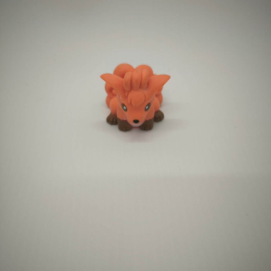 Vintage Figure Tahun 1997 Bandai Finger Puppet Pokemon Vulpix