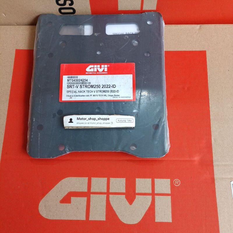 breket box srt-v strom250 2022-id spesial rack tech v strom250 2022-id / breket box v strom250 givi 