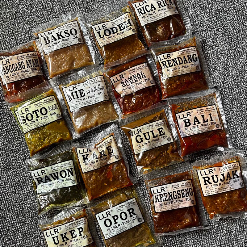 

LLR Bumbu Masak Instan Kemasan 250 g | 500 g | 1000 g