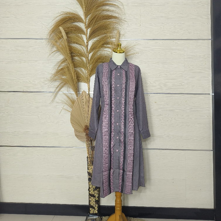 TUNIK KATUN MADINA MOTIF MODELINK FASHION