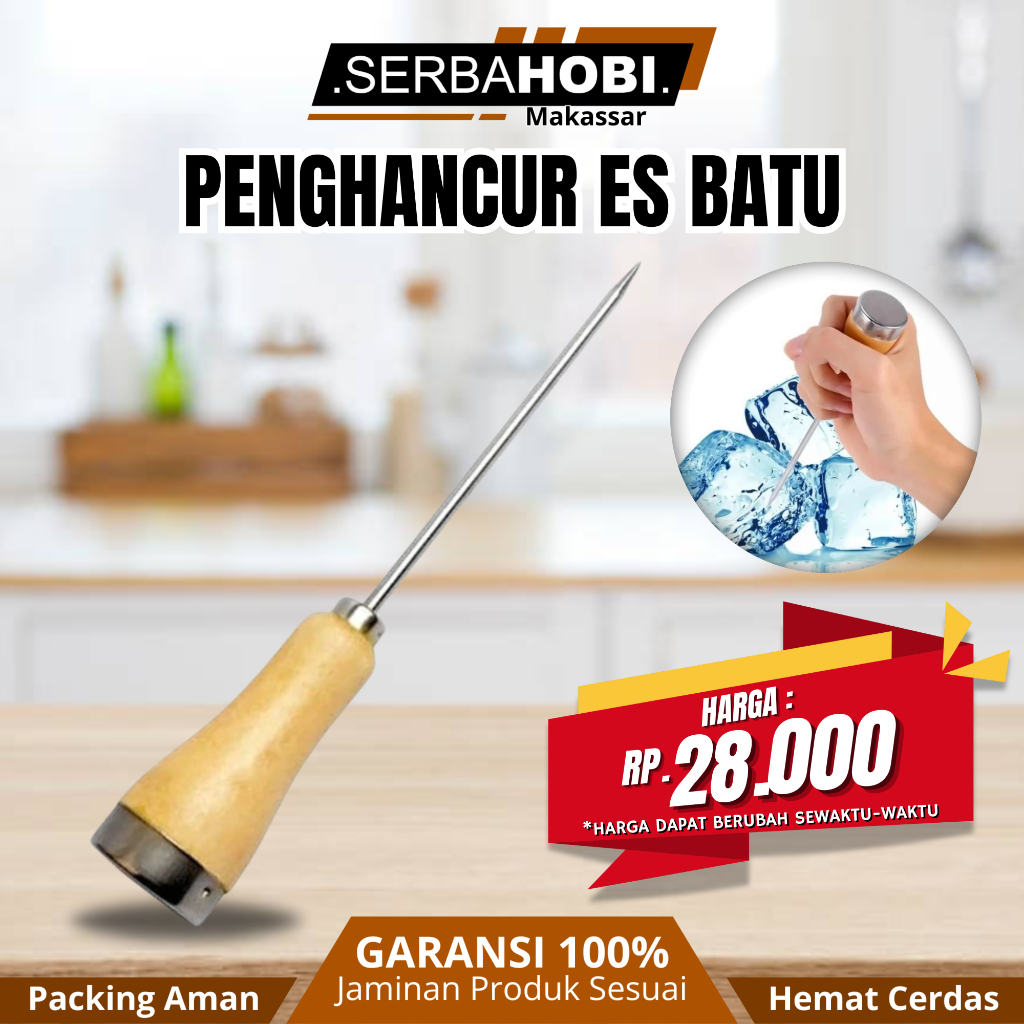 Alat Penghancur Es Batu / Pemukul Es Batu Barista Steel / Pemecah Es Batu