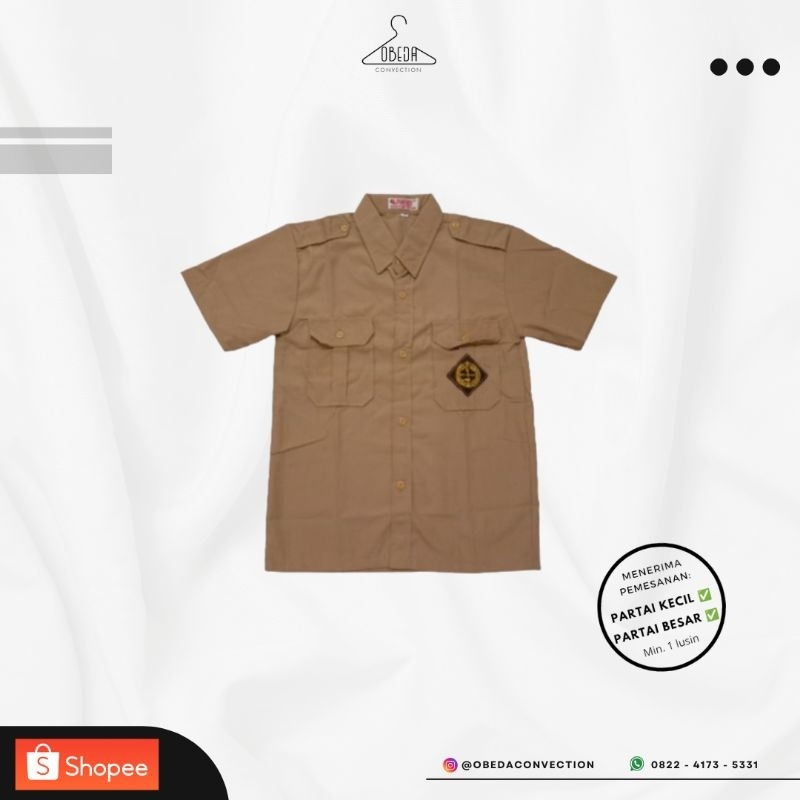 OBEDA SERAGAM SEKOLAH PRAMUKA COWO/CEWE  SMP/ SERAGAM SEKOLAH SMP/ATASAN PRAMUKA SMP/ ATASAN