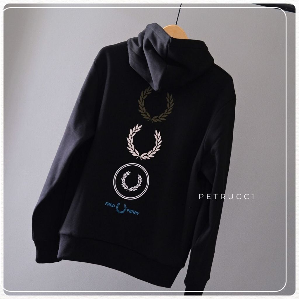 Fred Perry FP Jacket Jaket Hoodie Hooded Outwear Cowo Original