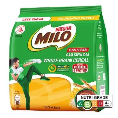 

Milo Whole Grain Cereal Chocolate Malt Drink Gao Siew Dai