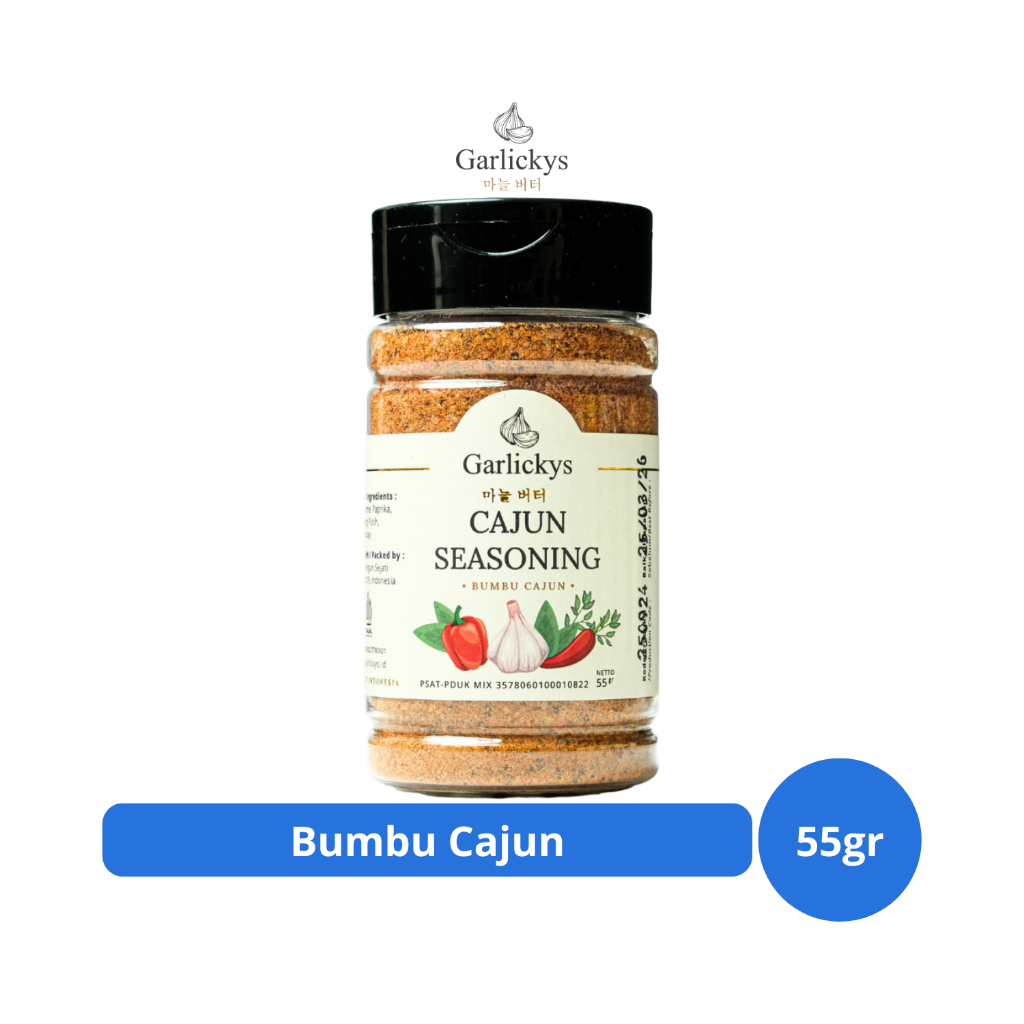 

GARLICKYS Bumbu Cajun Premium Quality 55gr