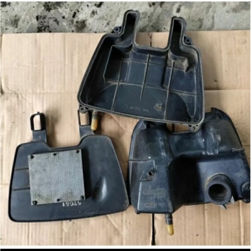 box filter tabung filter Suzuki smash 110 lama original copotan
