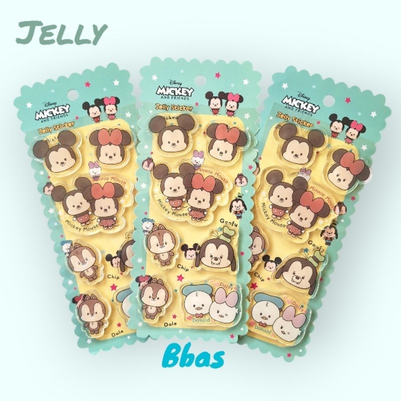

Mickey Minnie Jelly Stickers - Adinata / Sticker / Label / Perekat
