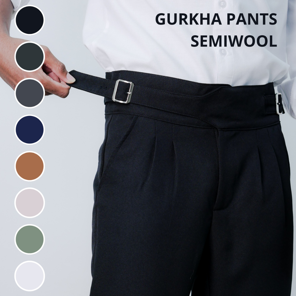 Mubeng - Gurkha Pants Semi Wool