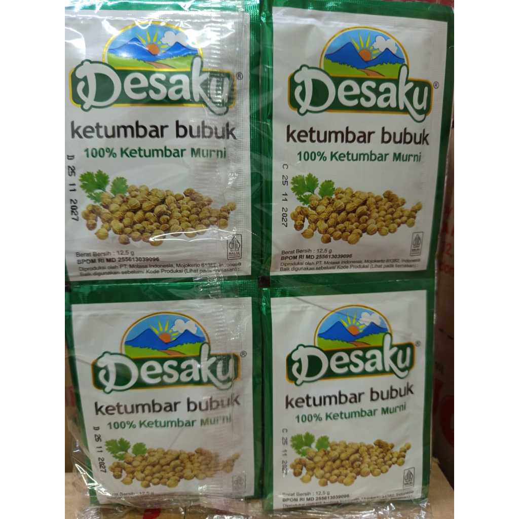 

Ketumbar bubuk desaku 1 pack isi 24 sachet